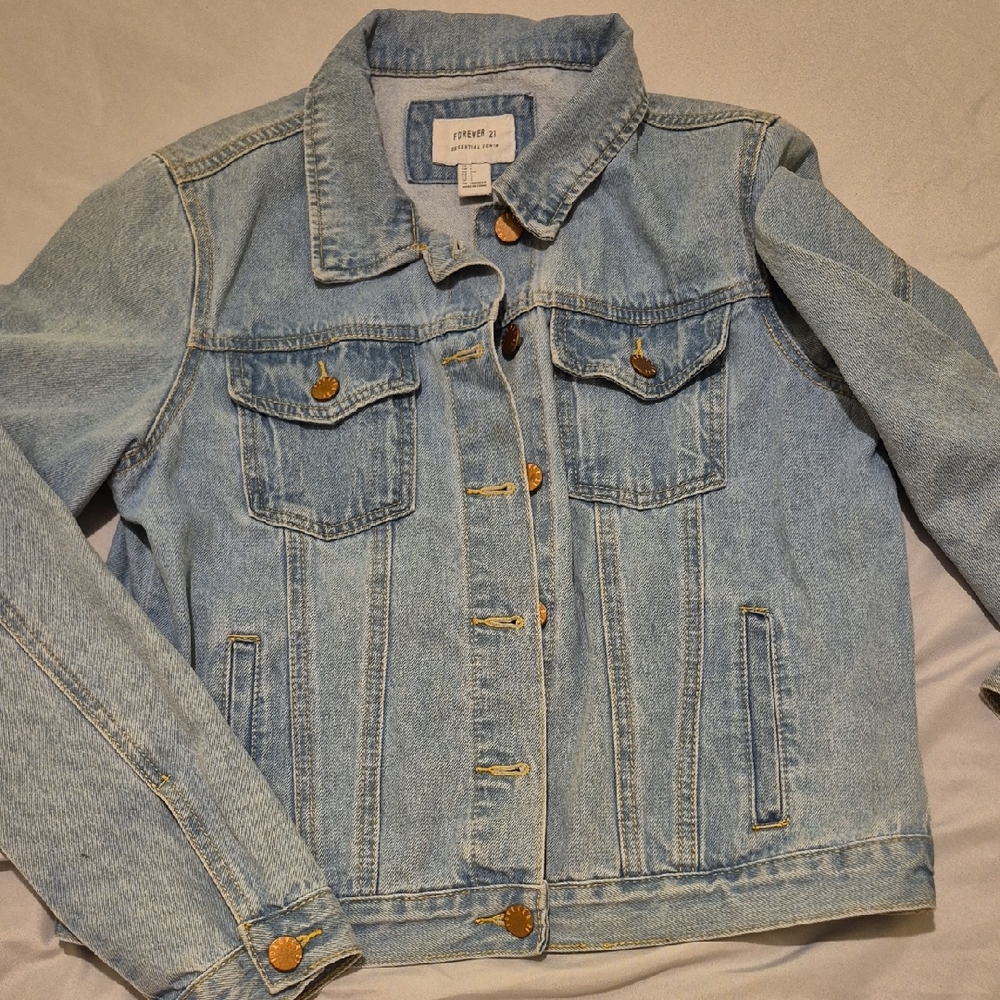 Forever 21 Light Blue Denim Jacket